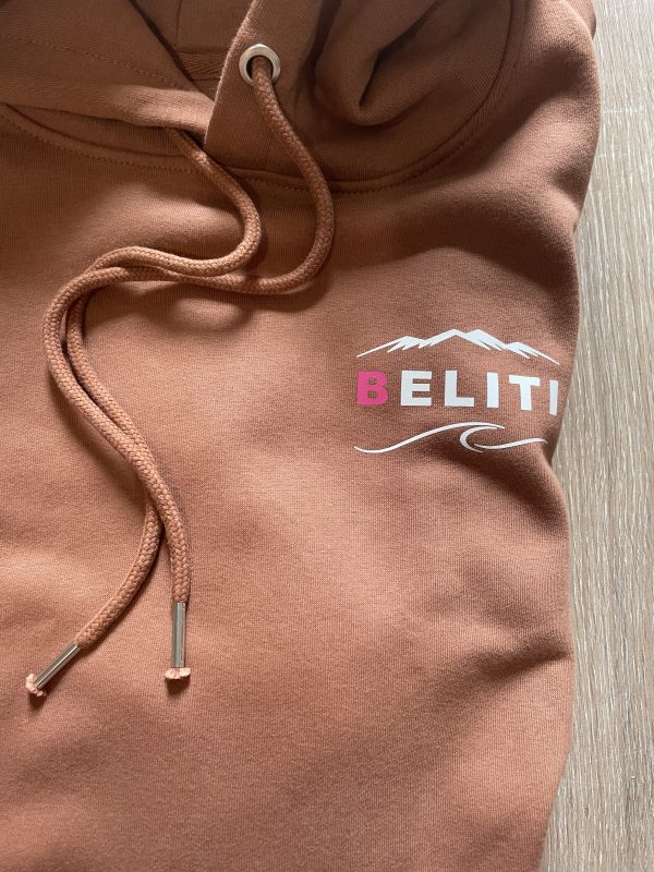 ROBE A CAPUCHE COTON BIO CARAMEL – Image 2