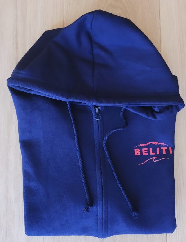 VESTE A ZIP BLEU MARINE – Image 3
