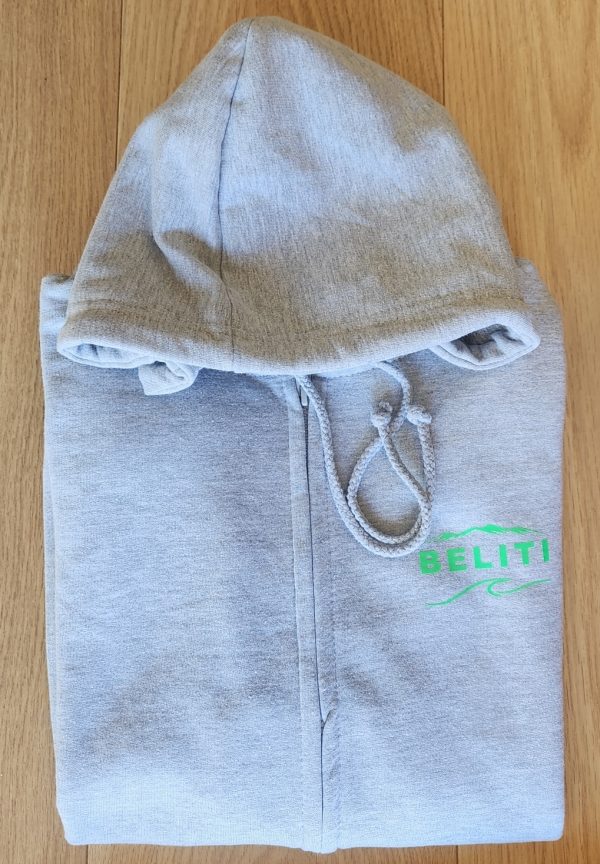 VESTE A ZIP GRIS CLAIR – Image 3