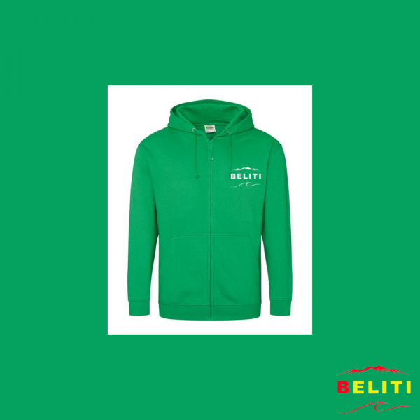VESTE A ZIP VERT