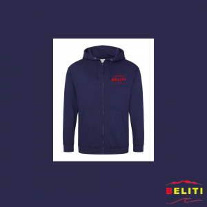 VESTE A ZIP BLEU MARINE