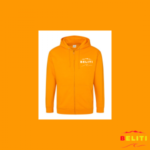 VESTE A ZIP ORANGE
