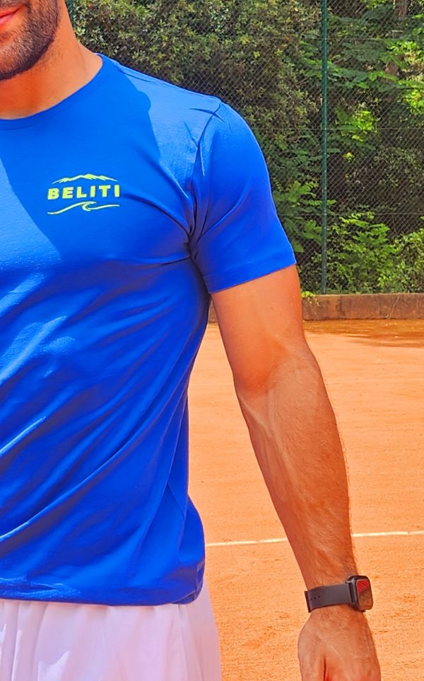 TEE SHIRT BLEU ROYAL