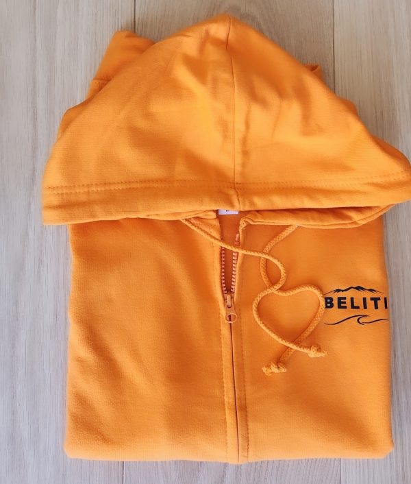 VESTE A ZIP ORANGE – Image 3