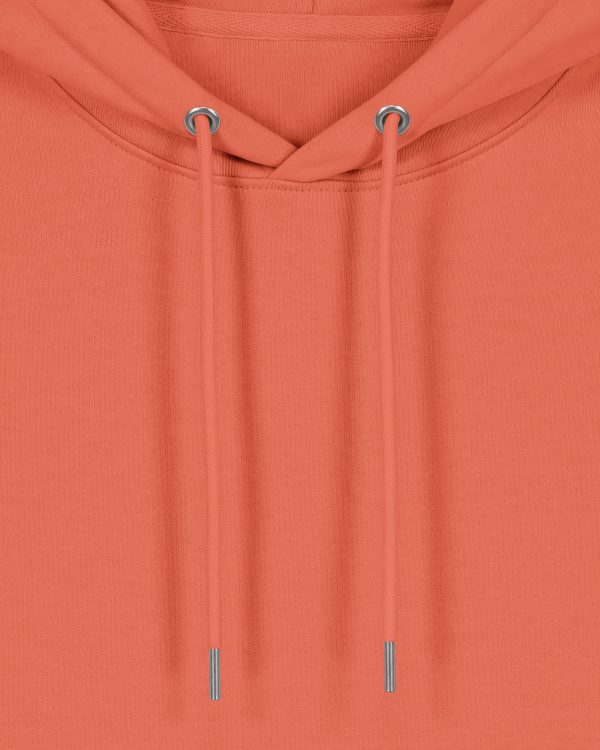 SWEAT A CAPUCHE SAUMON COTON BIO – Image 2