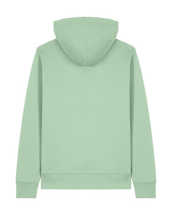 SWEAT A CAPUCHE VERT PASTEL COTON BIO – Image 2